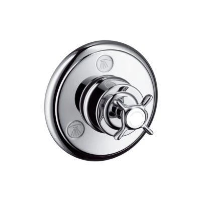 Фото Hansgrohe Axor Montreux 16830820 Trio/Quattro Запорный/переключающий вентиль (шлиф.никель) | интернет-магазин сантехники Santehmag.ru