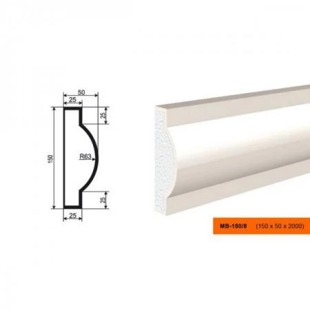 Фото Молдинг МВ-150/8