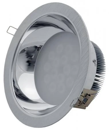 Фото Светодиодный светильник "Downlight" 234x234x115 17.8вт 3000K 1199лм IP40 УХЛ4 | TRD16-08-W-61 НОВЫЙ СВЕТ