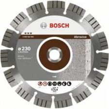 Фото Алмазный диск Bosch Best For Abrasive (по абразивным материалам: песчанник, кирпич, черепица, пемза, пористый бетон) 115-22,23 | 2608602679