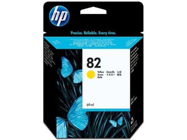 Фото Расходные материалы HP 82 69-ml Yellow Ink Cartridge