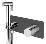 фото Boheme Stick 127-BCR Смеситель гигиенический BLACK DIAMOND CHROME