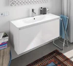 фото Berloni Bagno FORM FOBP05+8823111 Тумба с раковиной на 100 см | интернет-магазин сантехники Santehmag.ru