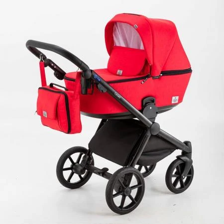 Фото Коляска 2 в 1 BeBe-mobile Cezaro красная