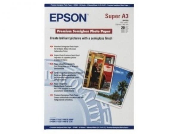 Фото Расходные материалы Epson Premium Semiglossy Photo Paper 260гр/м2, A3+ (20 листов)