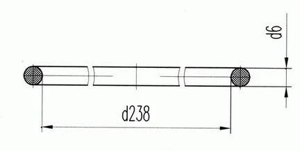 Фото Д131.00.31 (Д100-01-031А) кольцо силикон