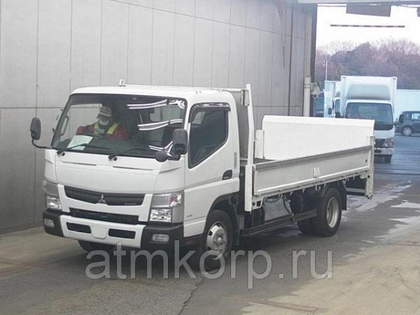 Фото Грузовик бортовой MITSUBISHI CANTER кузов FEB70 год выпуска 2011 гидроборт грузопод 3,5 тн пробег 106 т.км