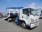 фото Эвакуатор-манипулятор со съезжающей платформой ISUZU FORWARD 2014г