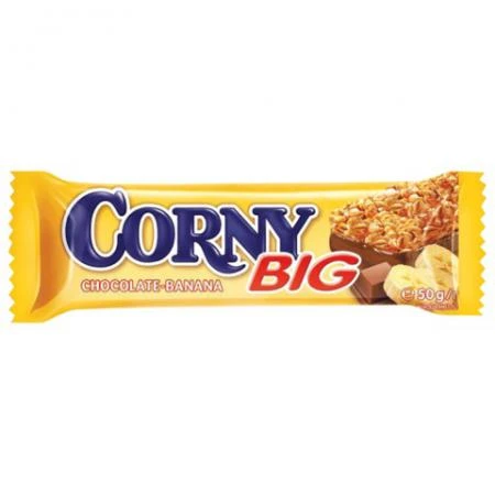 Фото Батончик-мюсли CORNY "Big" (Корни "Биг"), злаковый c бананом и молочным шоколадом, 50 г