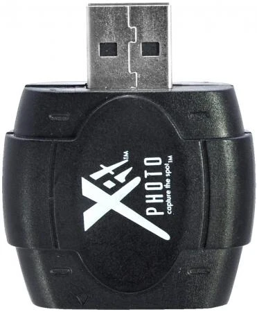 Фото Xit Внешний картридер Xphoto Xit SD/SDHC MicroSD Card Reader/Writer (XTSDCR)