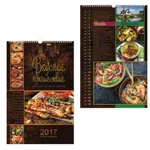 фото Календарь на гребне с ригелем на 2017 г., 30х45 см, HATBER, 6 л., "Вкусное путешествие"