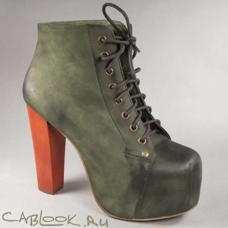 Фото Jeffrey Campbell Джеффри Кэмпбелл ботильоны женские LITA khaki