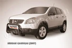 фото Slitkoff Кенгурятник d57 высокий черный NISSAN QASHQAI (2007)