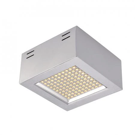 Фото LEDPANEL 100 SMD CL светильник потолочный c 100 SMD LED 6.5Вт (7.1Вт), 3000К, 500lm, 90°, серебрист | 162494 SLV