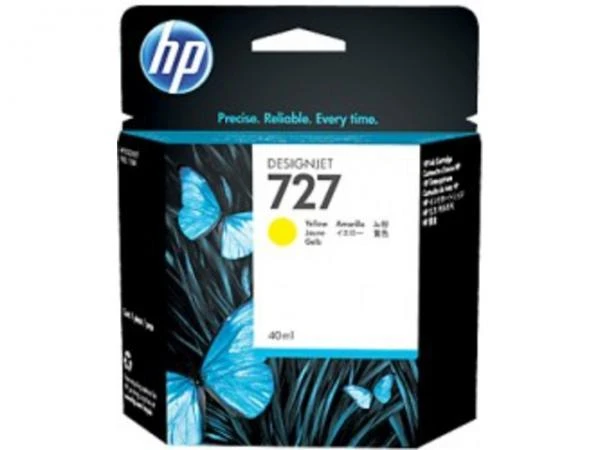 Фото Расходные материалы HP 727 40-ml Yellow Ink Cartridge