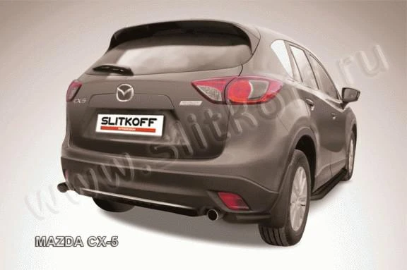 Фото Slitkoff Уголки d57 черные MAZDA CX-5