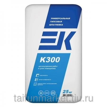 Фото Универсальная гипсовая шпаклевка ЕК К300 (3 кг)