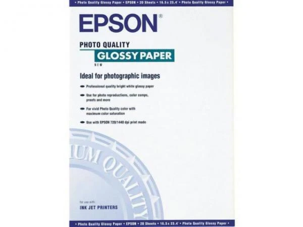 Фото Расходные материалы Epson Photo Quality Glossy Paper 140 гр/м2, А4 (20 листов)