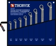 Фото Набор ключей накидных 75° в сумке 6-27 мм, 8 предметов