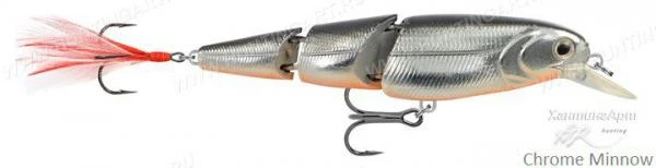 Фото Воблер Triple Play Minnow Suspending Расцветка CHM Chrome Minnow