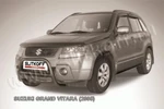 фото Slitkoff Кенгурятник d57 низкий черный SUZUKI GRAND VITARA (2005)