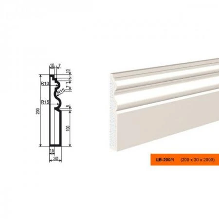 Фото Молдинг ЦВ-200/1