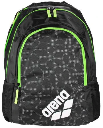 Фото Рюкзак Arena Spiky 2 Backpack (Размер: 32x48x20; Цвет: Черно-зеленый;)