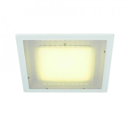 Фото ECO LED SQUARE светильник встраиваемый 230В c 100 SMD LED 10Вт (12.2Вт), 3000K, 800lm, белый | 160291 SLV