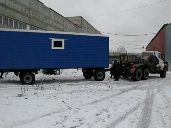 Фото Вагончик бытовка на шасси