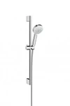 фото Hansgrohe Crometta 100 Vario EcoSmart 26654400 Душевой гарнитур (хром/белый)