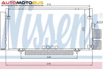 фото Радиатор кондиционера Nissens 94885