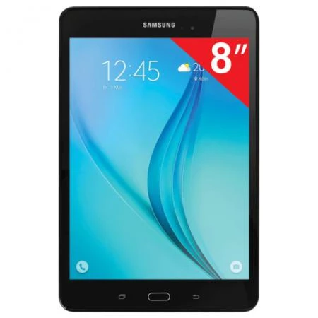 Фото Планшет SAMSUNG GALAXY Tab A SM-T350N, 8", Wi-Fi, 2/5 Мп, 16 Гб, microSD, черный, пластик