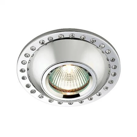 Фото Точечный светильник потолочный 369874 NT14 332 хром IP20 GX5.3 50W 12V SHINE | 0034628 NOVOTECH