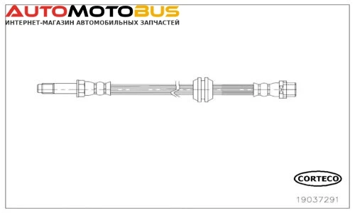 Фото Шланг тормозной CORTECO 19037291
