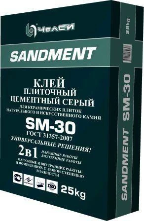 Фото Клей ЧелСи SANDMENT SM-30 для керамической плитки