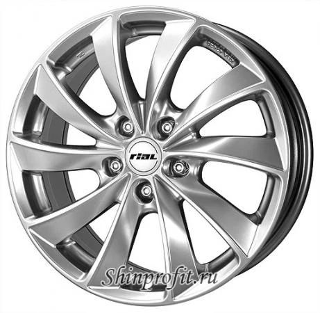 Фото RIAL Lugano 6.5x16/4x100 D63.3 ET48 Silver