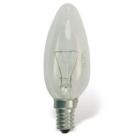 Фото Лампа накаливания OSRAM Classic B CL E14, 60 Вт, свечеобр., прозрачн, колба d=35 мм, цоколь d=14 мм