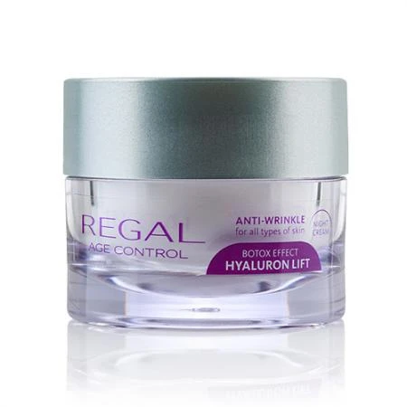 Фото Крем ночной против морщин Regal Age Control Botox Effect и Hyaluron Lift Роза Импекс 45 ml