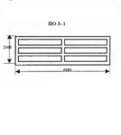 фото Плита забора П0-3-1