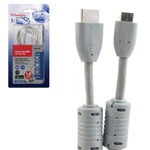 фото Кабель HDMI-mini HDMI, 1,8 м, BELSIS, M-M, 2 фильтра, для передачи цифрового аудио-видео, BW1754