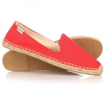 фото Слипоны женские Soludos Smoking Slipper Linen Coral