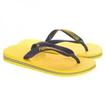 фото Вьетнамки Havaianas Brasil Logo Yellow/Blue