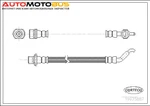 фото Шланг тормозной CORTECO 19035887