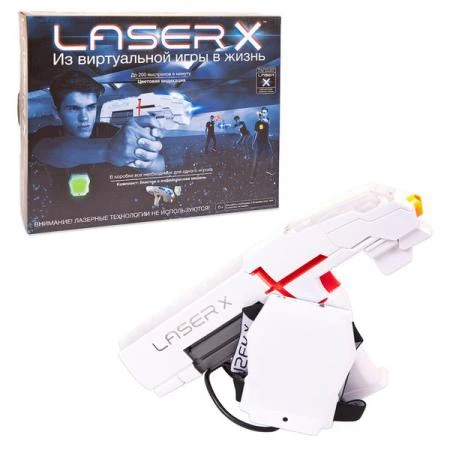 Фото Игровой набор Laser X - Бластер с мишенью (свет