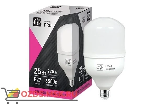 Фото ASD LED-HP-PRO 25Вт Е27 4000К 2250 Лм: Лампа