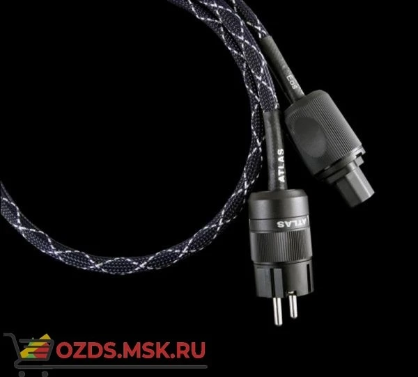 Фото Сетевой кабель Atlas Eos MKII 4.0 SQ mm Rhodium Schuko-IEC 1.5m IEC-SCHUKO C15