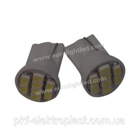 Фото Автосветодиод T10-BA9S- 8SMD(3528)-12V