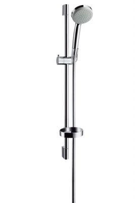 Фото Hansgrohe Croma 100 1jet/Unica'C 27717000 Душевой гарнитур (хром)