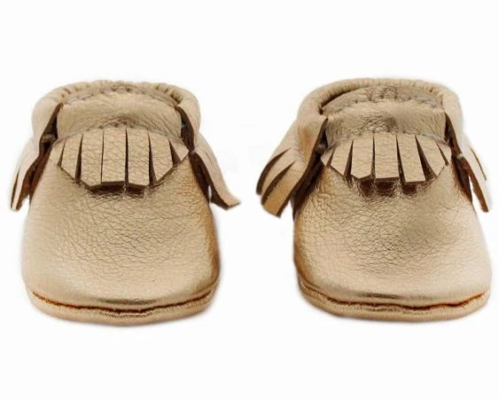 Фото Baby Moccasins, The Coral Pear Classic Moccasin, Genuine Leather, (Infant, Toddler, Kids)