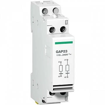 Фото ОГРАНИЧИТЕЛЬ ПЕРЕНАПРЯЖЕНИЯ 220…240V СОДЕРЖИТ ДВЕ RC ЦЕПИ | код. GAP23 | Schneider Electric